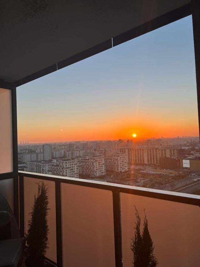 Apartament Skyscrapper Z Widokiem Na Panorame Warszawy Varsóvia Exterior foto